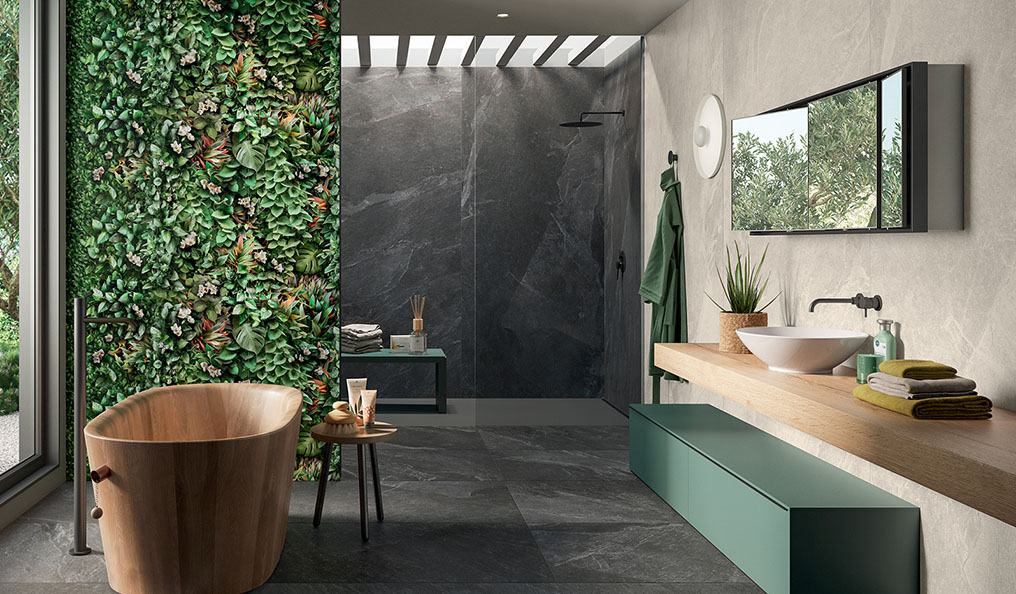 Neues leben im badezimmer